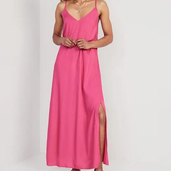 Old Navy Dresses & Skirts - NEW Old Navy Tie-Back Maxi Slip Dress for Women